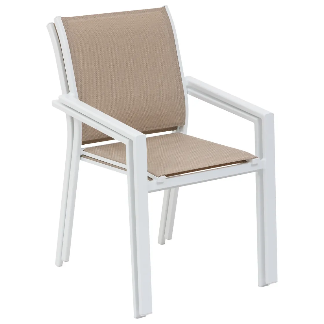 hespéride Sillas Y Pufs De Jardín>Silla ESSENTIA lino y blanco