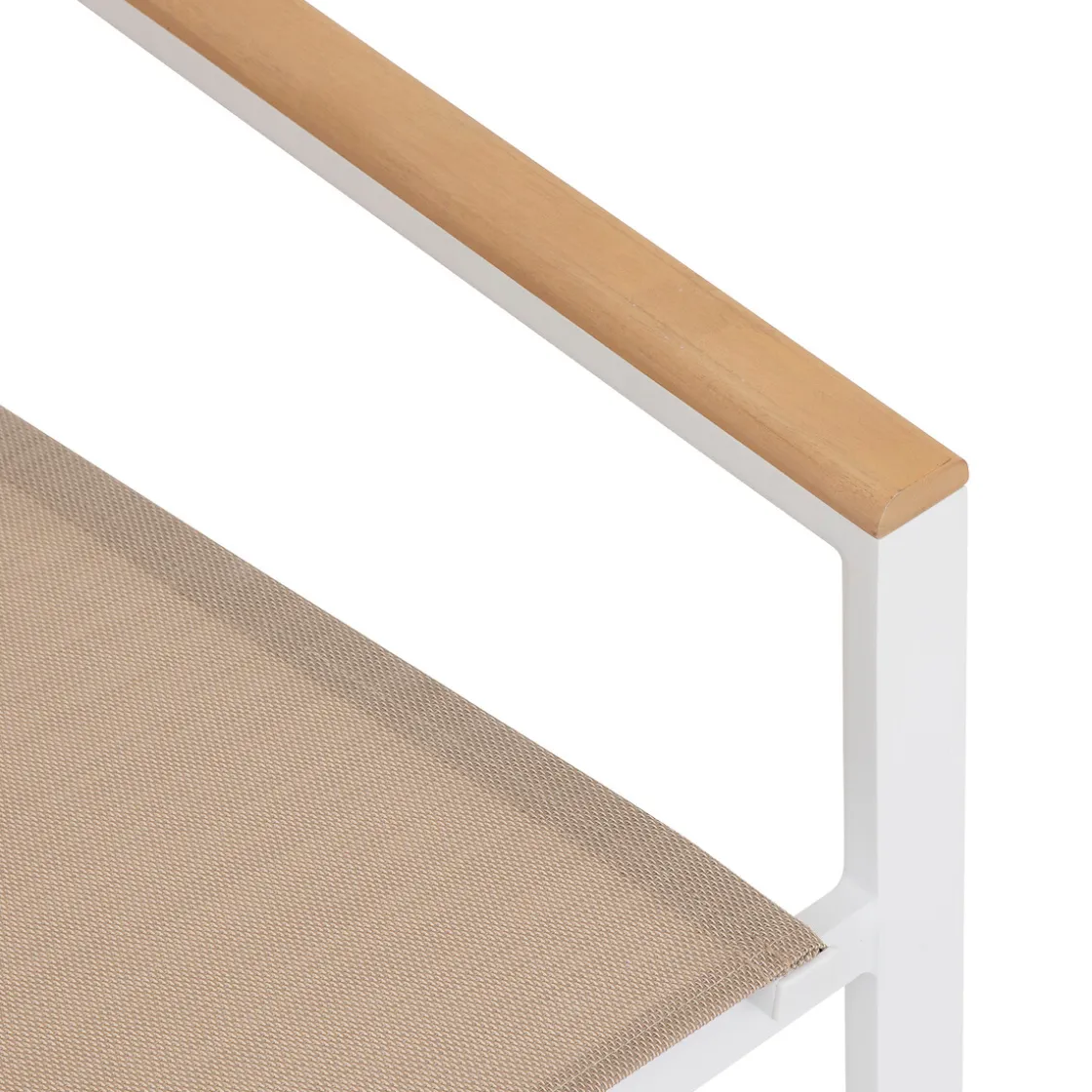 hespéride Sillas Y Pufs De Jardín>Silla ESSENTIA lino y blanco