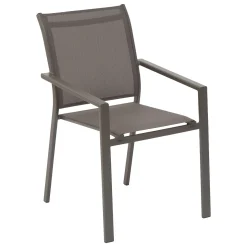 hespéride Sillas Y Pufs De Jardín>Silla ESSENTIA wengé y praline