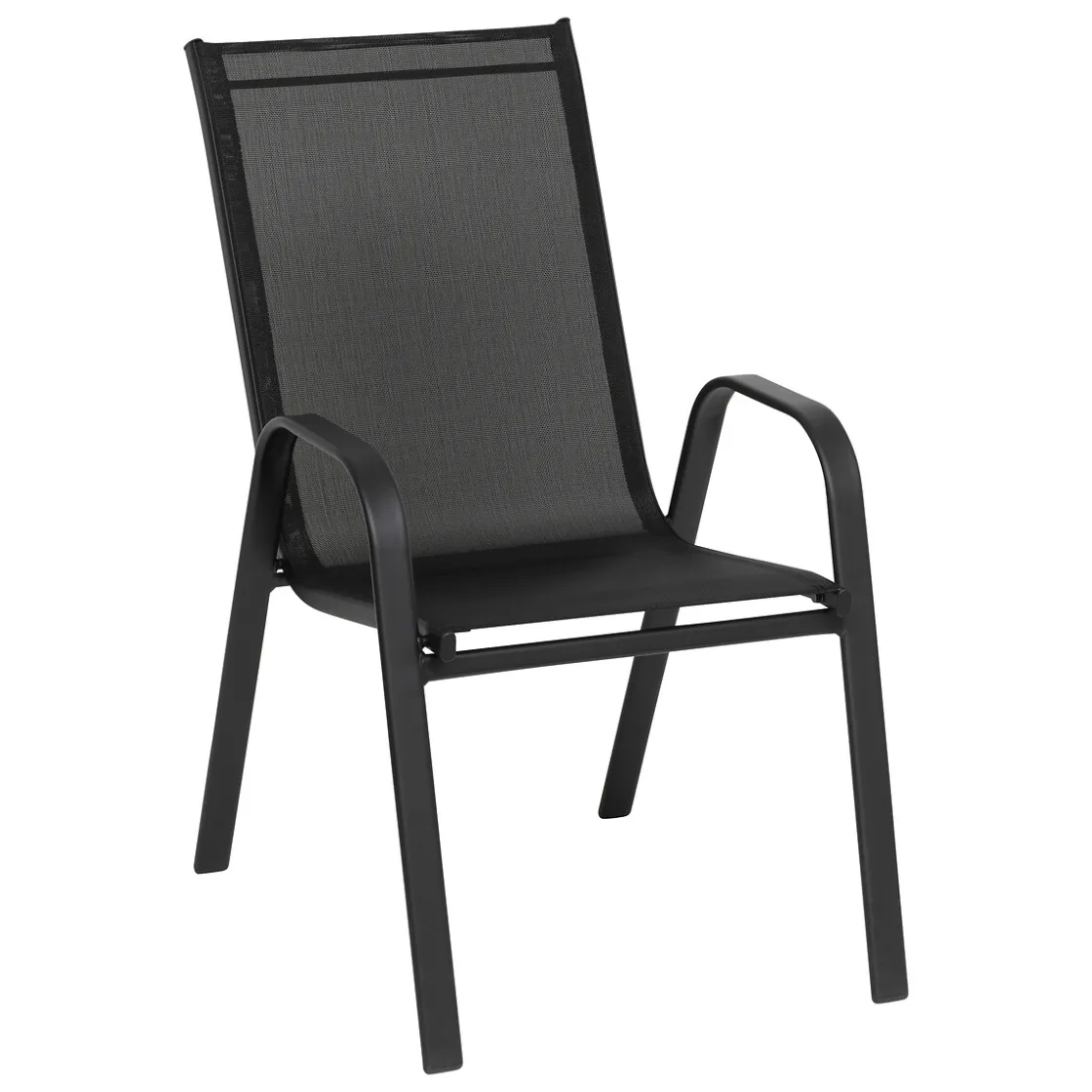 hespéride Sillas Y Pufs De Jardín>Silla gris antracita de metal y textileno