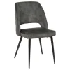 Sillas, Sillones Y Bancos>Silla KAI de terciopelo verde oscuro