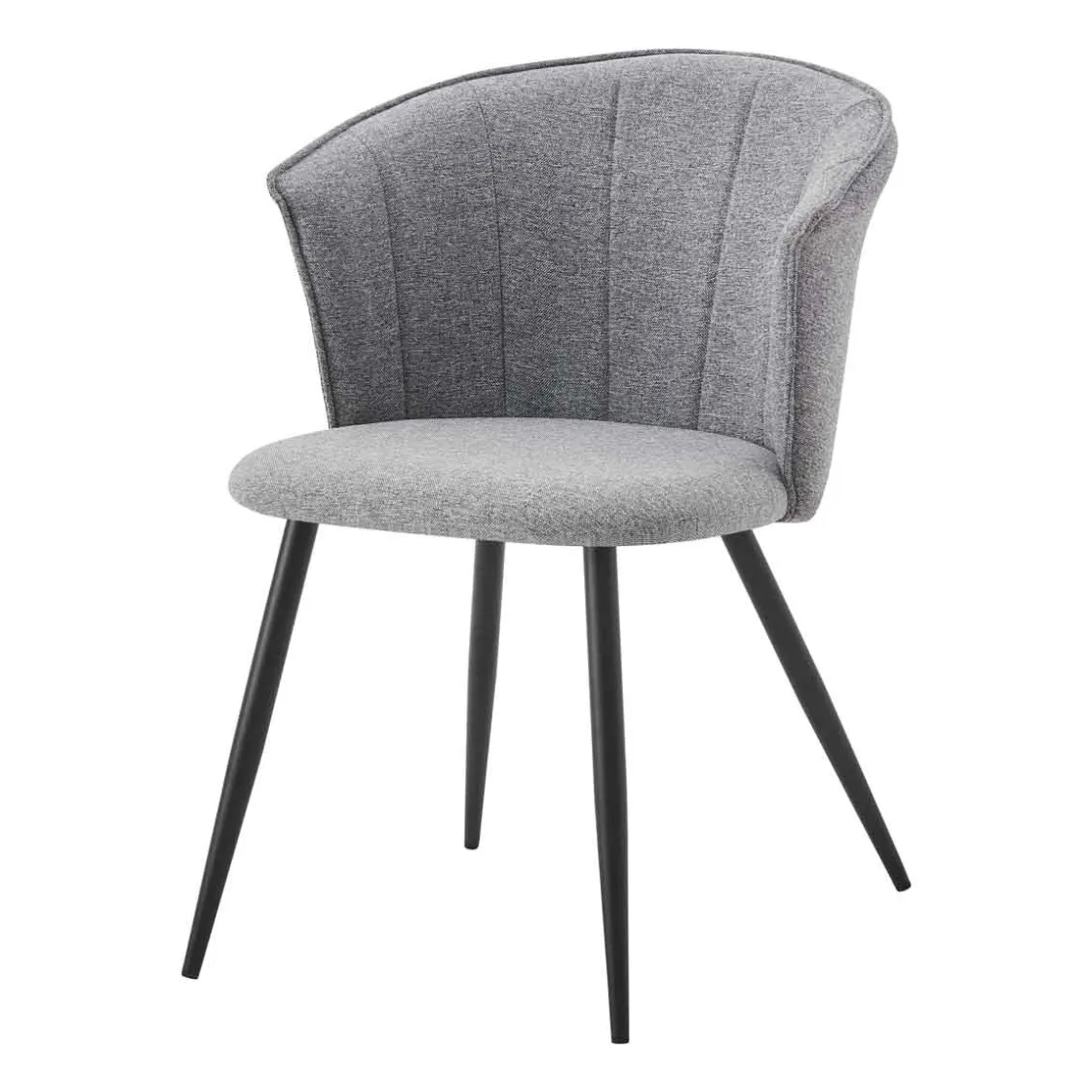 Sillas, Sillones Y Bancos>Silla LOLA gris de tela