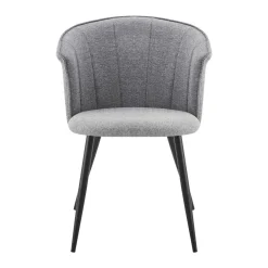 Sillas, Sillones Y Bancos>Silla LOLA gris de tela
