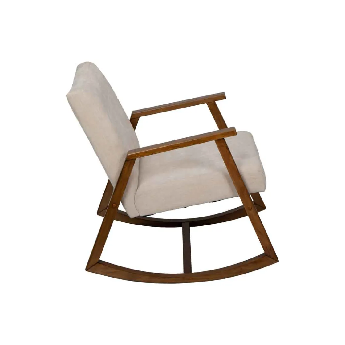 atmosphera Sillas, Sillones Y Bancos|Estilo Rústico>Silla mecedora FRANK Beige 71x88x81Cm