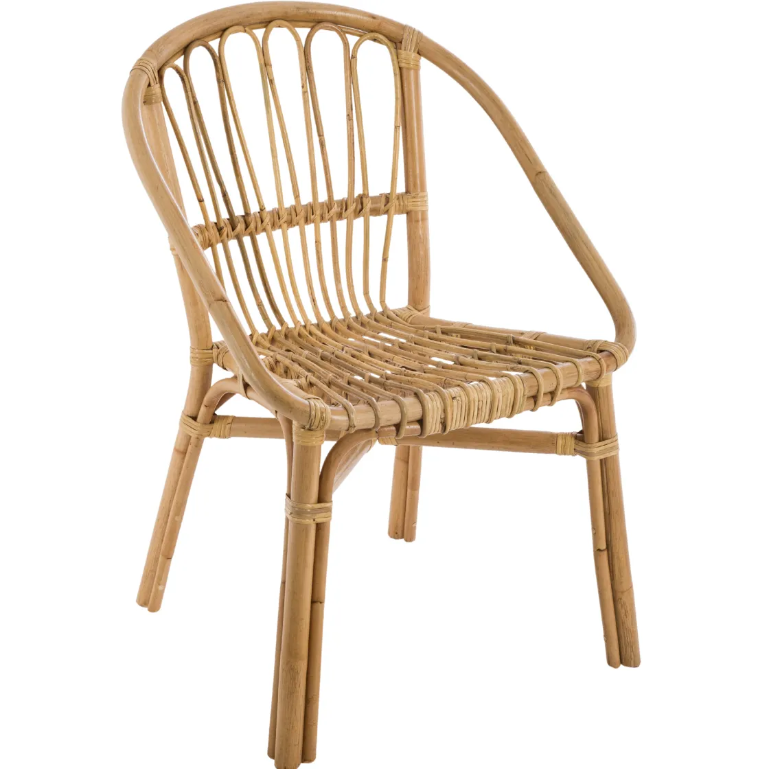 atmosphera Sillas, Sillones Y Bancos>Silla Natural Dream De Ratán 56x56x80Cm