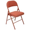 5five Sillas, Sillones Y Bancos>Silla plegable FLEXY terracota de metal