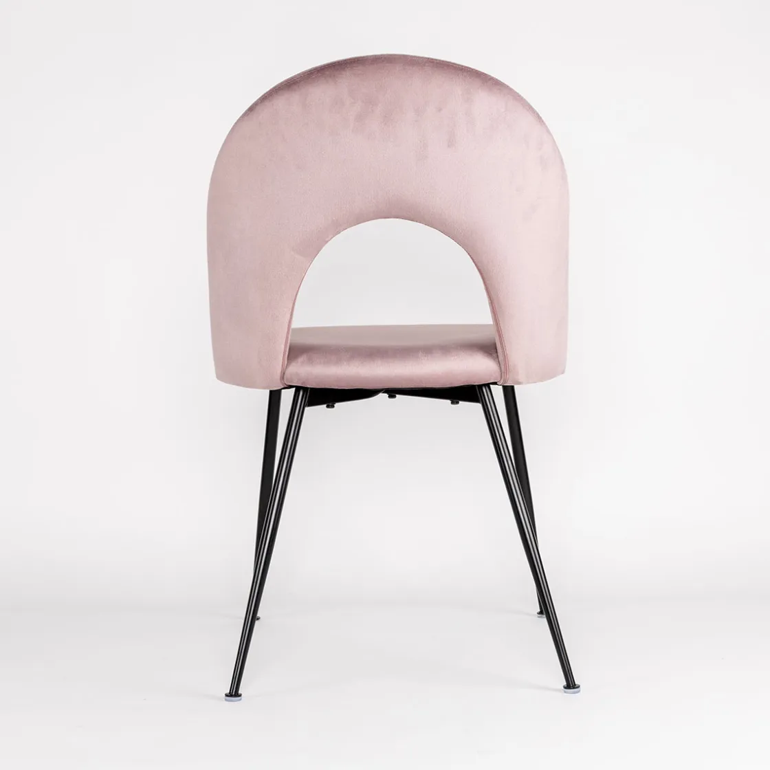 atmosphera Sillas, Sillones Y Bancos>Silla RAVEN de terciopelo rosa
