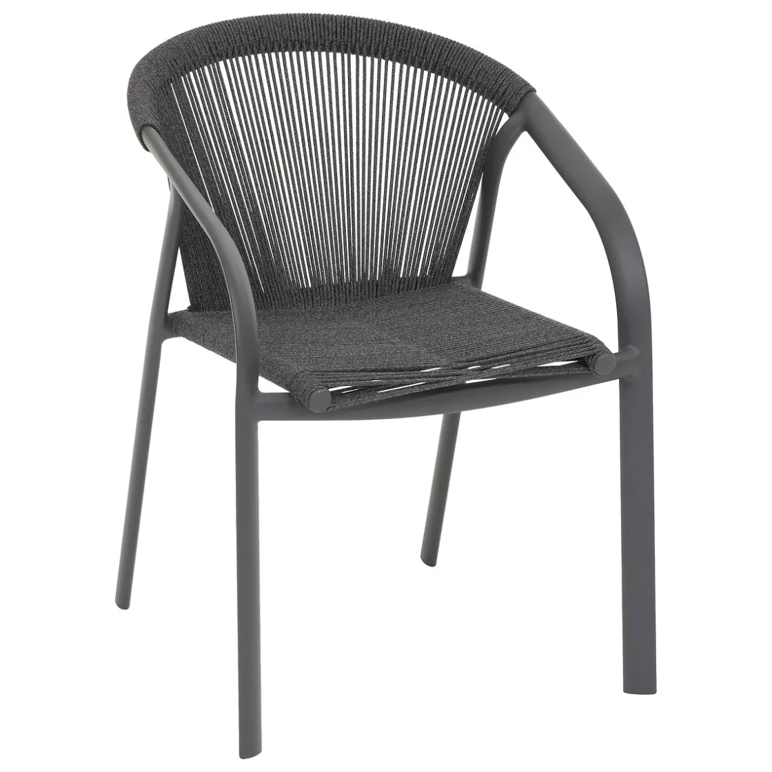 hespéride Sillas Y Pufs De Jardín>Silla RIU gris antracita e grafito