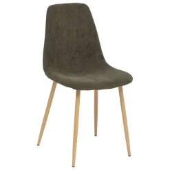 atmosphera Sillas, Sillones Y Bancos>Silla ROKA verde de terciopelo