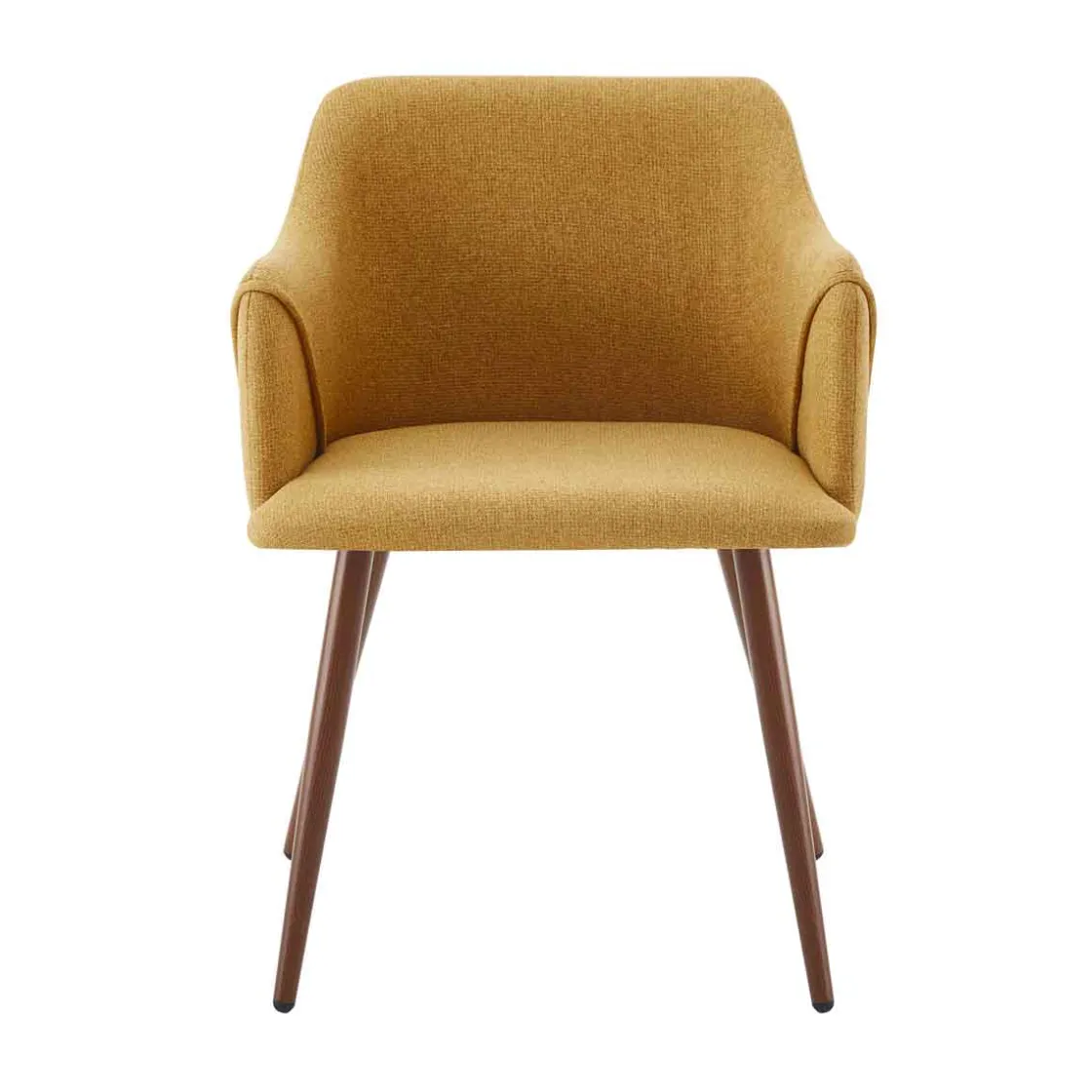 Sillas, Sillones Y Bancos>Sillón ALDRIDGE de tejido amarillo