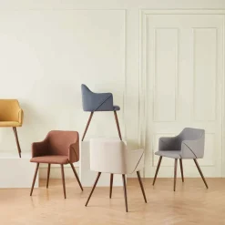 Sillas, Sillones Y Bancos>Sillón ALDRIDGE de tejido beige