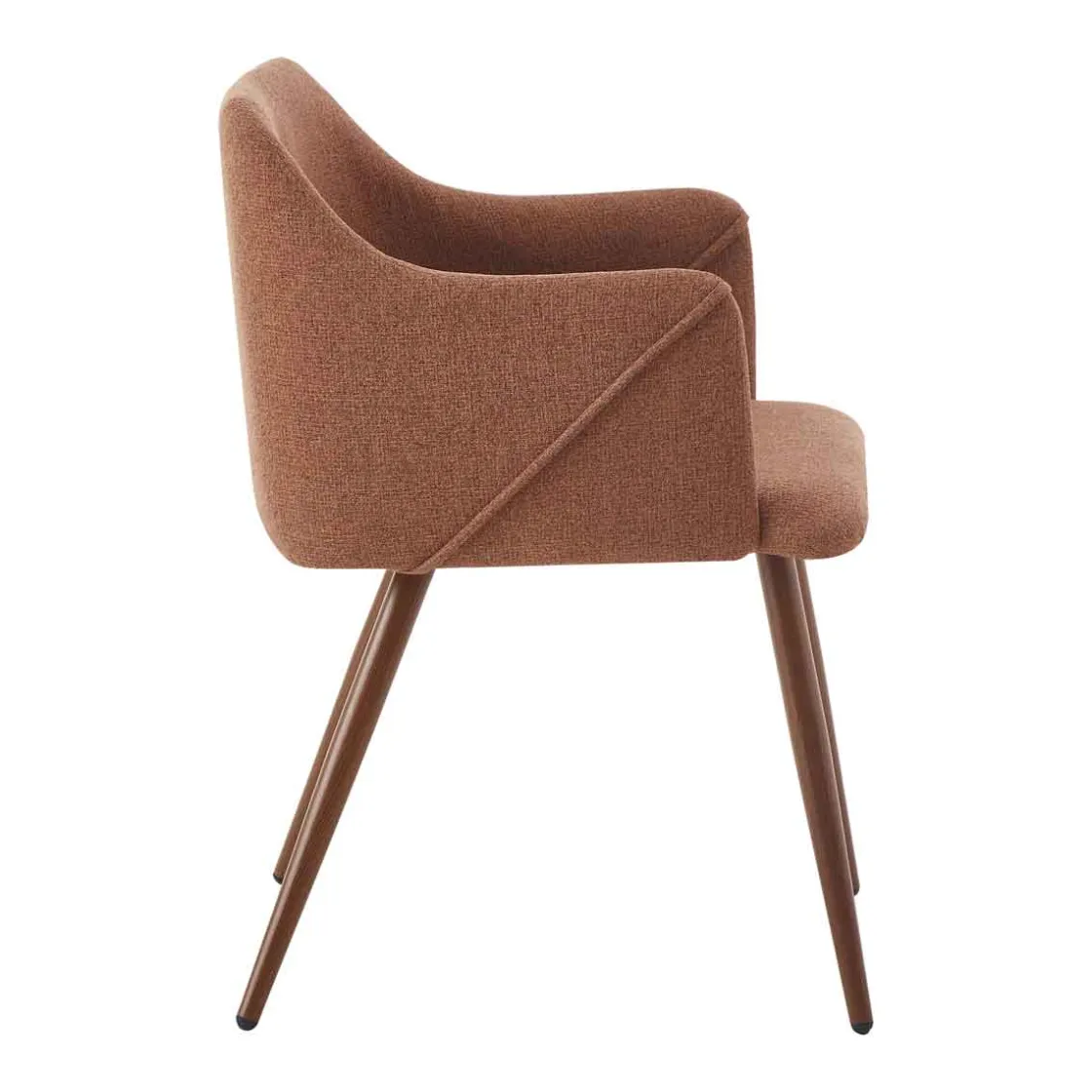 Sillas, Sillones Y Bancos>Sillón ALDRIDGE de tejido terracota