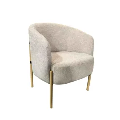 Sofás Y Sillones|Estilo Industrial>Sillón CHANIA de tejido beige