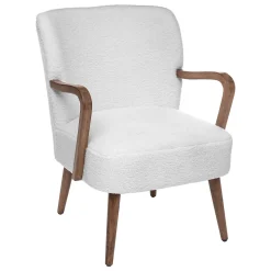 atmosphera Sofás Y Sillones|Estilo Rústico>Sillón CHIARA de tela blanco