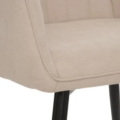 atmosphera Sofás Y Sillones|Estilo Contemporaneo>Sillón De Tela Beige 57x61.5x83Cm