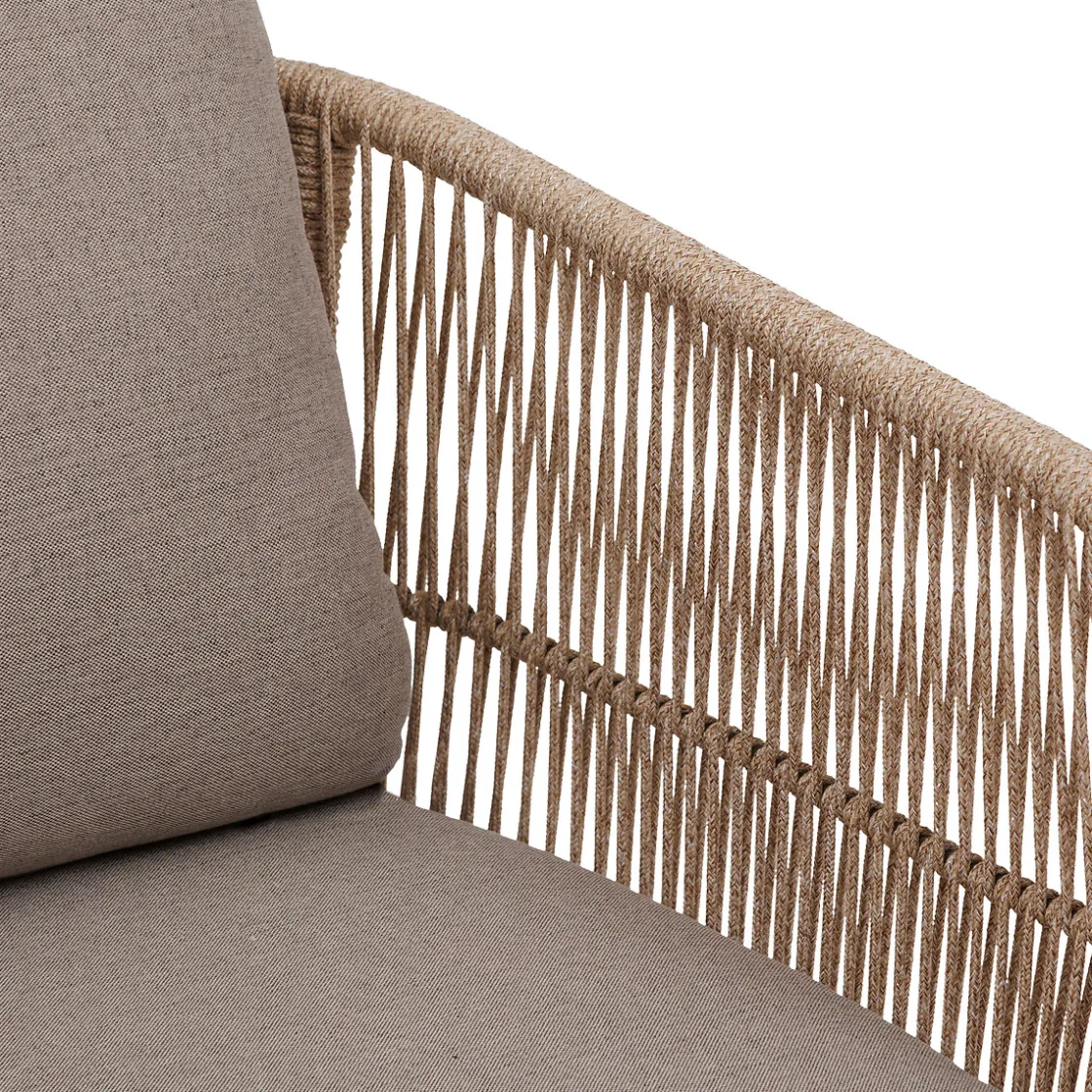 hespéride Sillas Y Pufs De Jardín>Sillón DEONA gris pardo de madera de acacia