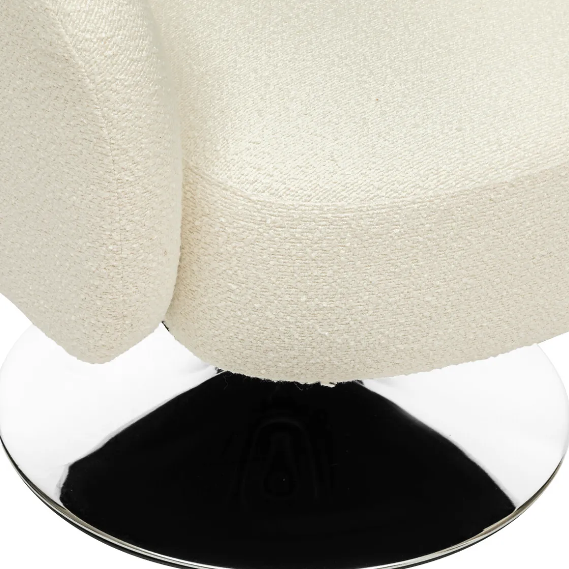 atmosphera Sofás Y Sillones|Estilo Contemporaneo>Sillón EDITH bouclé blanco