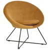 atmosphera Sofás Y Sillones|Estilo Contemporaneo>Sillón Evan Ocre 76x67x73Cm