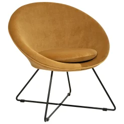 atmosphera Sofás Y Sillones|Estilo Contemporaneo>Sillón Evan Ocre 76x67x73Cm