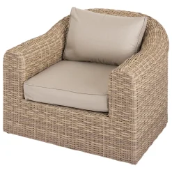 hespéride Sillas Y Pufs De Jardín>Sillón MOORÉA savana de ratán sintético