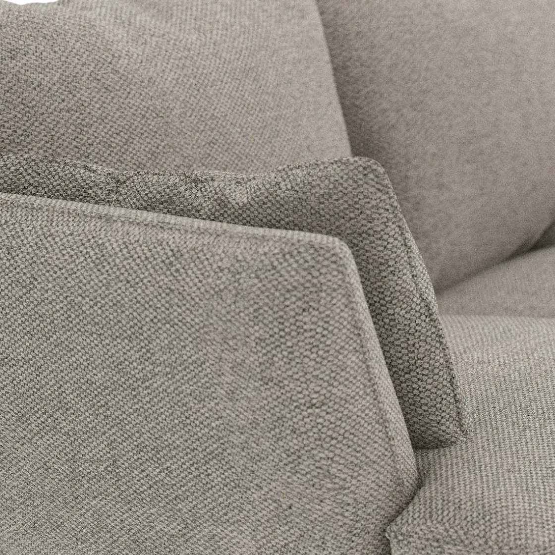 Sofás Y Sillones|Estilo Étnico>Sofá Bruges Gris 225x99x82Cm