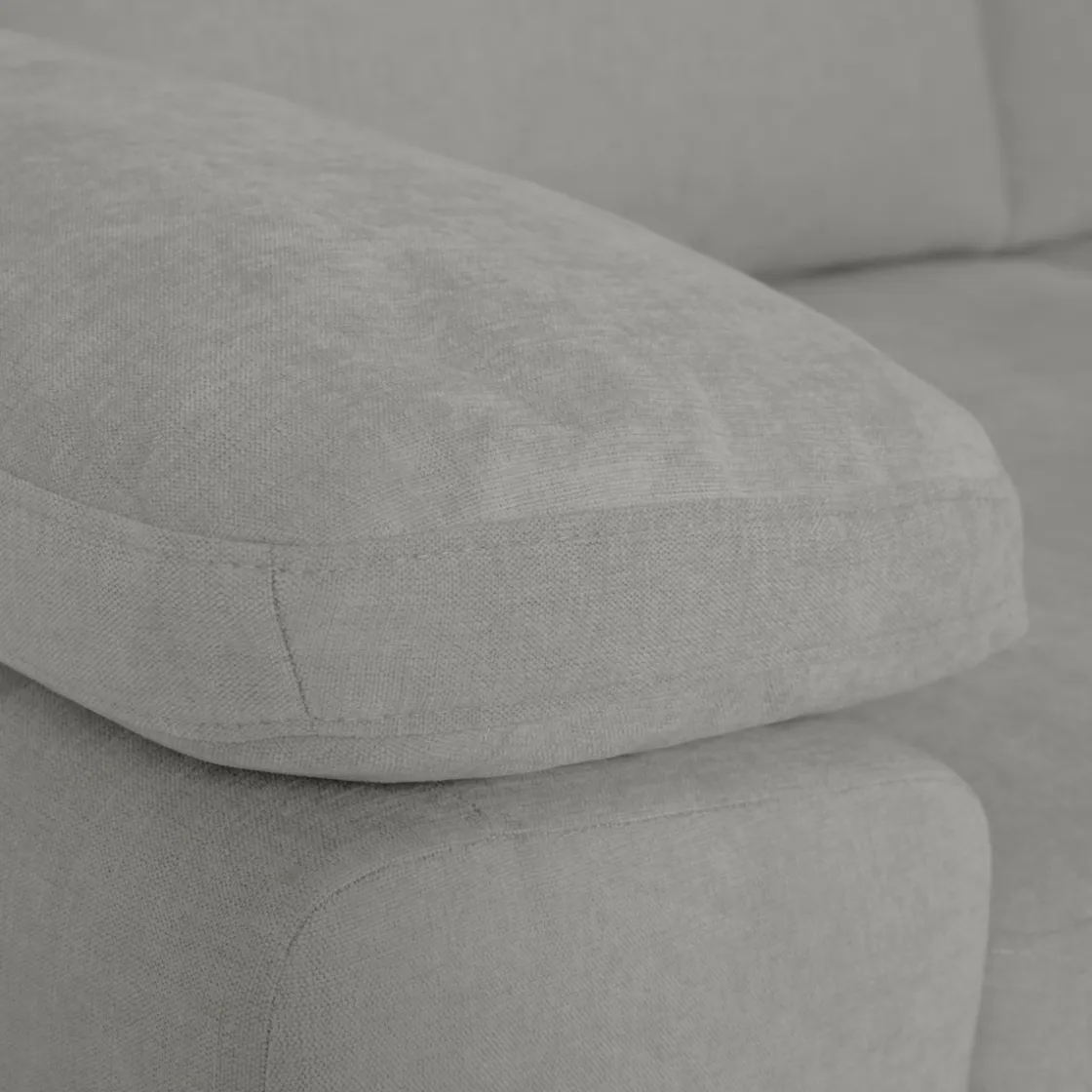 Sofás Y Sillones>Sofá cama DRESDEN con arcón y chaise longue beige