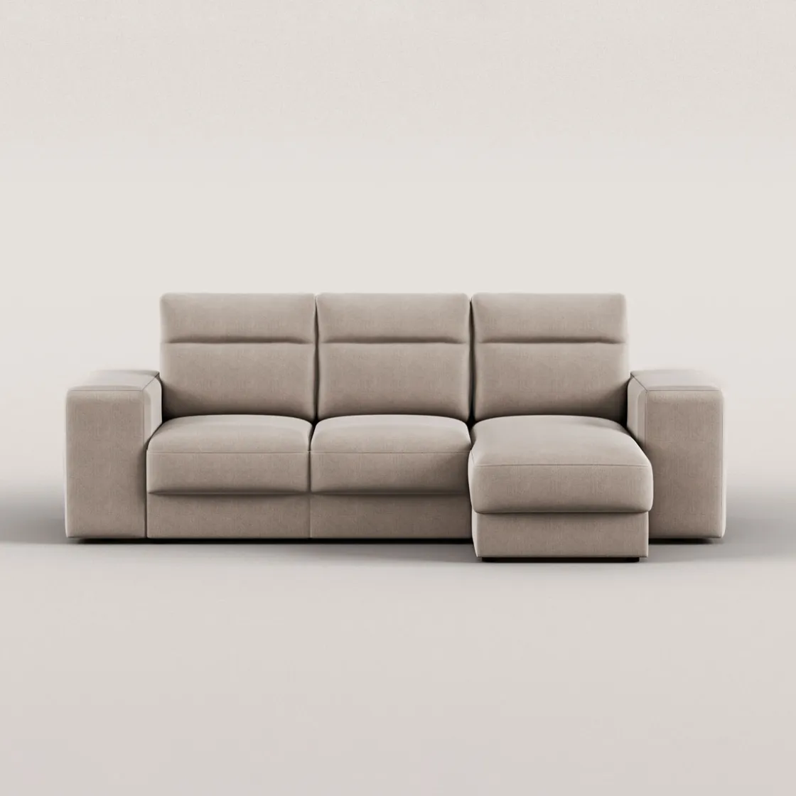 Sofás Y Sillones|Estilo Étnico>Sofá cama TRENTO taupe con chaise longue
