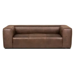 Sofás Y Sillones|Estilo Industrial>Sofá Chicago Marrón De Cuero Sintético