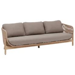 hespéride Sillas Y Pufs De Jardín>Sofá DEONA gris pardo de madera acacia 3 plazas