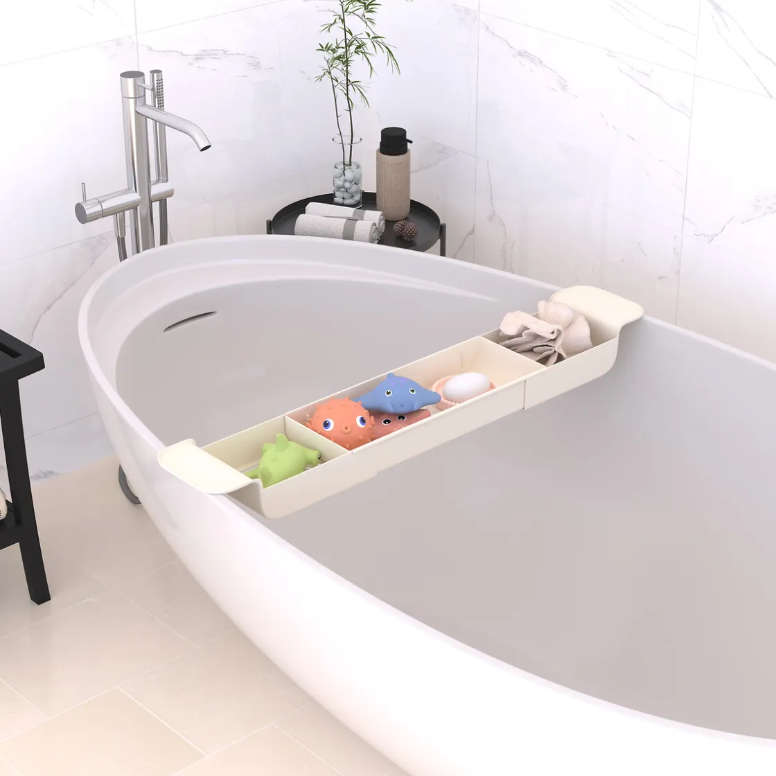 5five Accesorios De Baño>Soporte de bañera beige 55cm