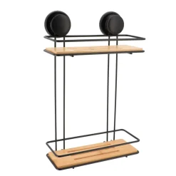 Accesorios De Baño>Soporte De Ducha C/2 Niveles Y Ventosas