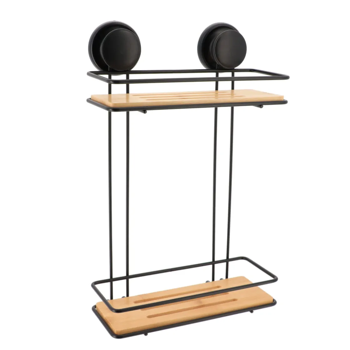 Accesorios De Baño>Soporte De Ducha C/2 Niveles Y Ventosas