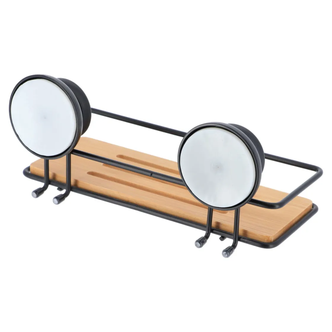 Accesorios De Baño>Soporte Metálico Rectangular C/Ventosas