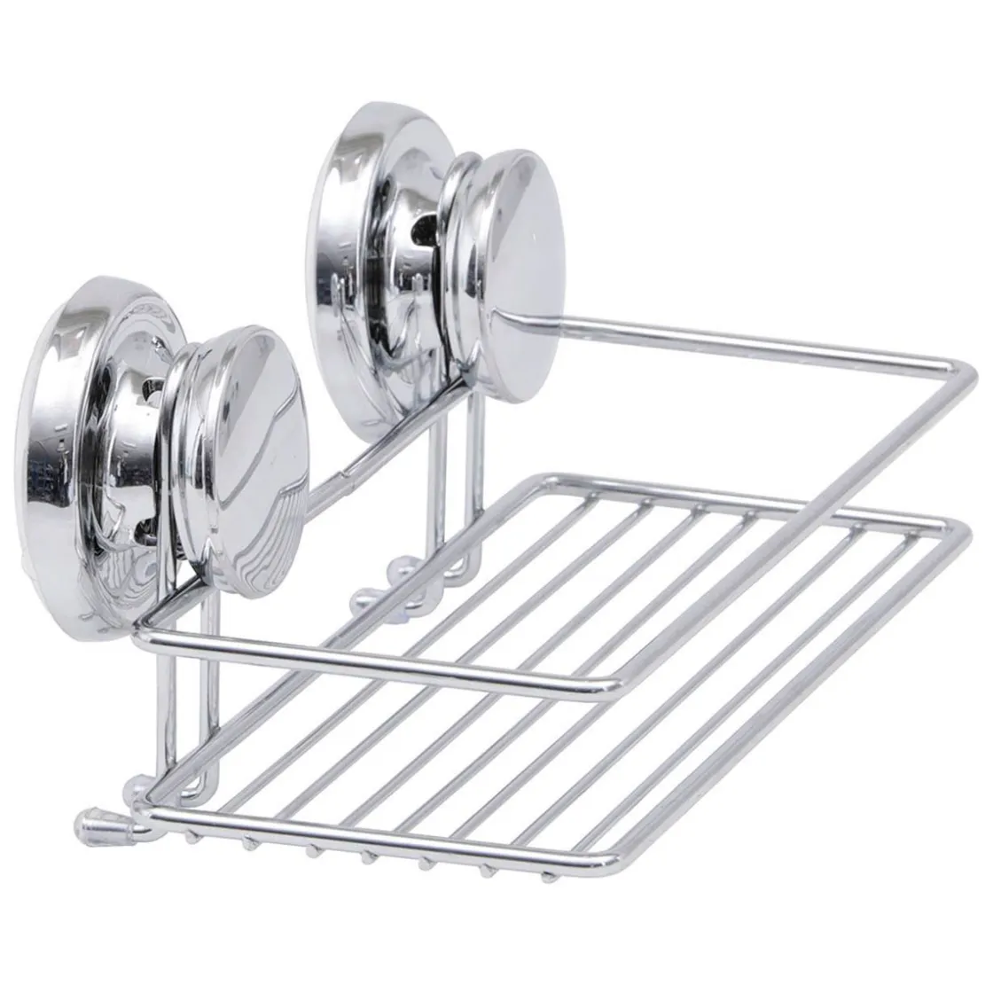 Accesorios De Baño>Soporte/Estante C/Ventosas Cromado