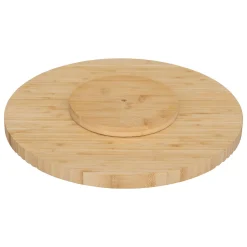 5five Degustación>Tabla giratoria beige de bambú 35cm