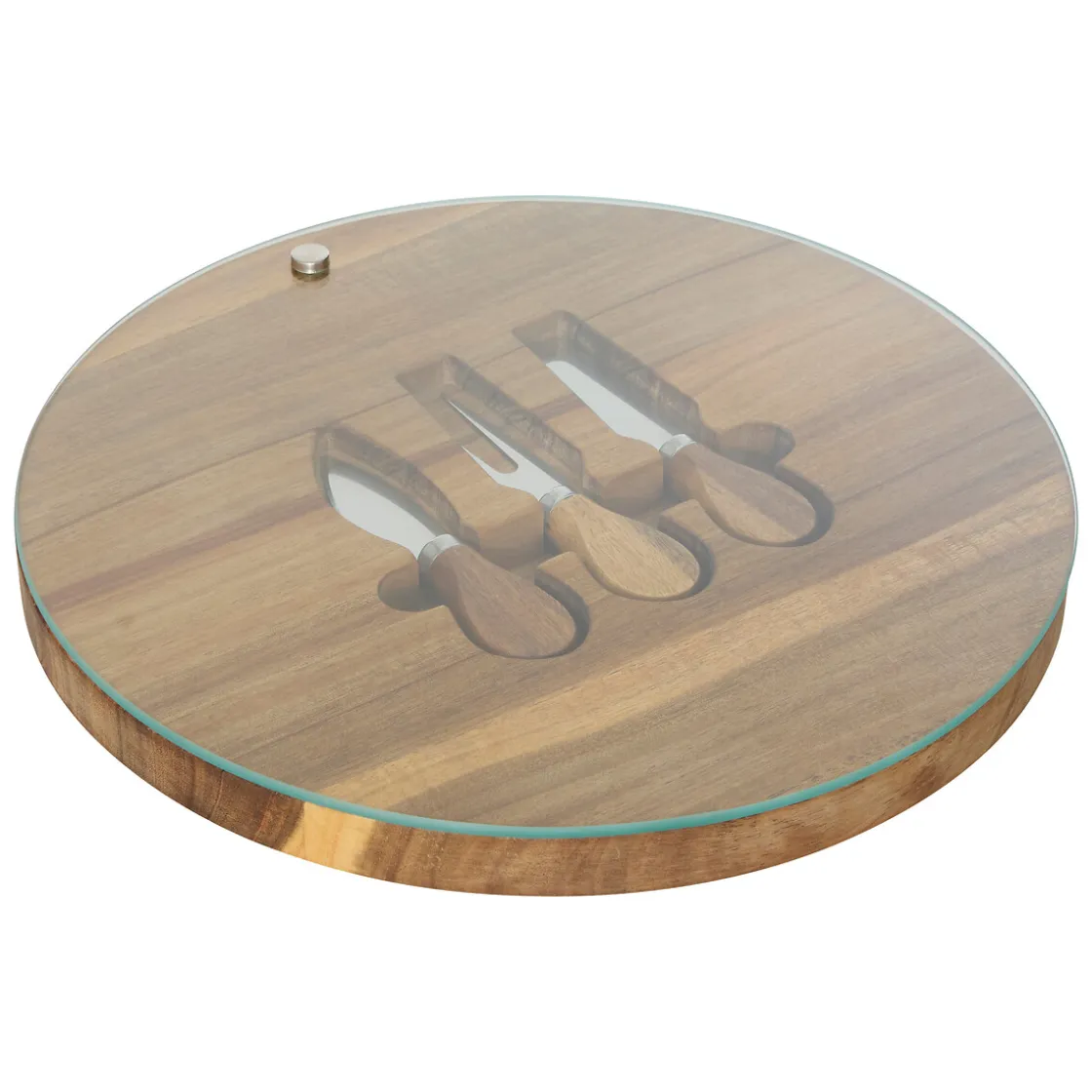 5five Degustación>Tabla para quesos con 3 cuchillos 30cm