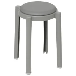 5five Sillas, Sillones Y Bancos>Taburete apilable PLASTA gris