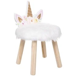 atmosphera4kids Mobiliario>Taburete Blanco Unicornio