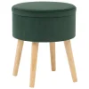 atmosphera Puff Y Banquitos>Taburete Con Almacenaje Verde