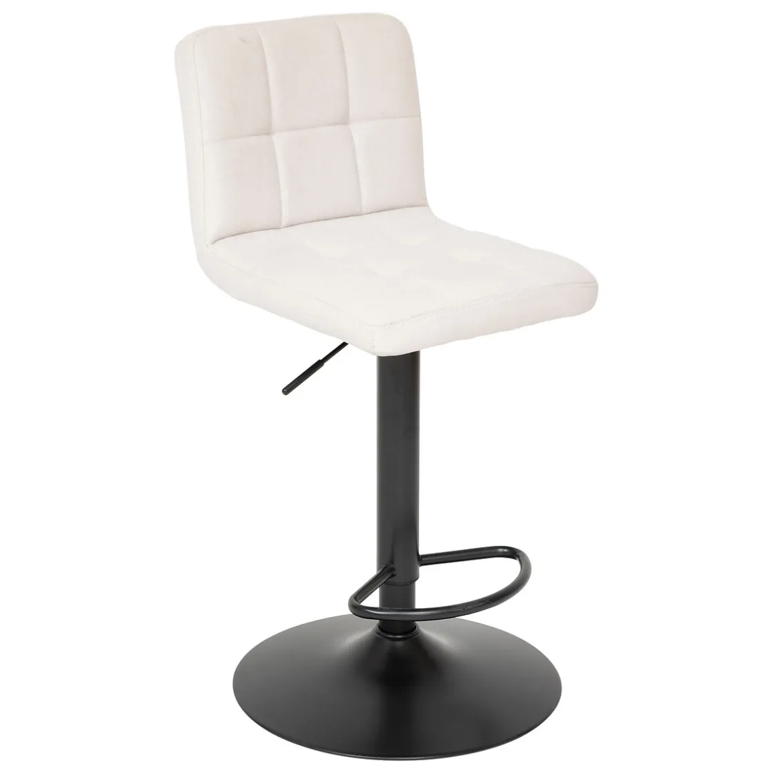 atmosphera Sillas, Sillones Y Bancos>Taburete de bar DELEK ajustable beige
