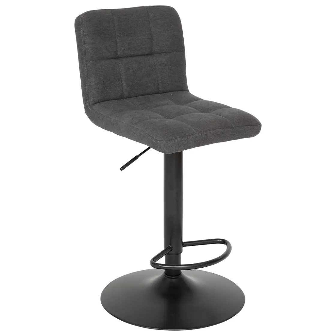 atmosphera Sillas, Sillones Y Bancos>Taburete de bar DELEK ajustable gris