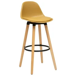 Sillas, Sillones Y Bancos>Taburete de bar MAXON amarillo