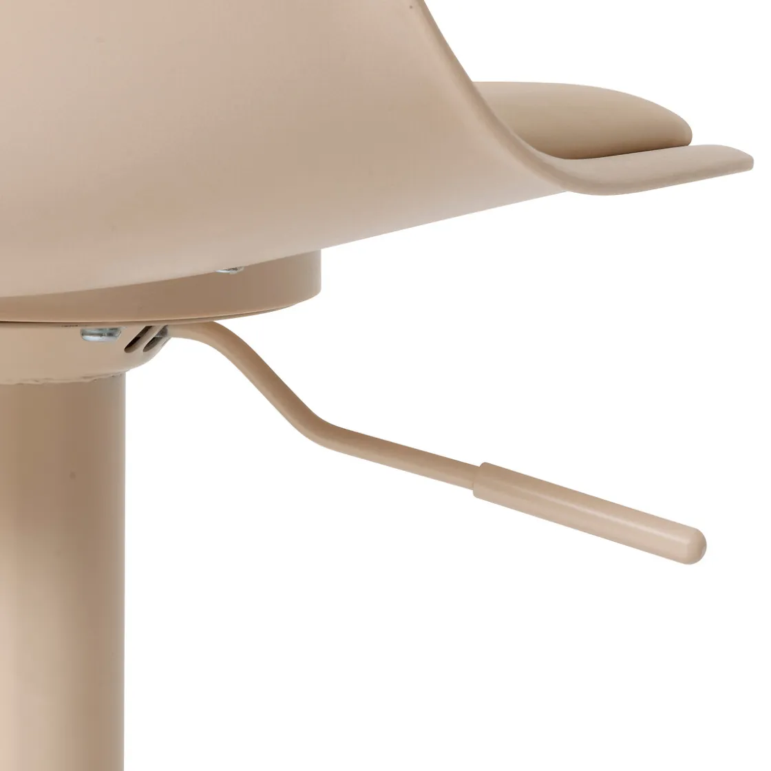 atmosphera Sillas, Sillones Y Bancos>Taburete de bar regulable beige AIKO