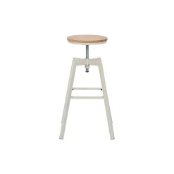 hôma Sillas, Sillones Y Bancos>Taburete de bar regulable MOCKA marfil