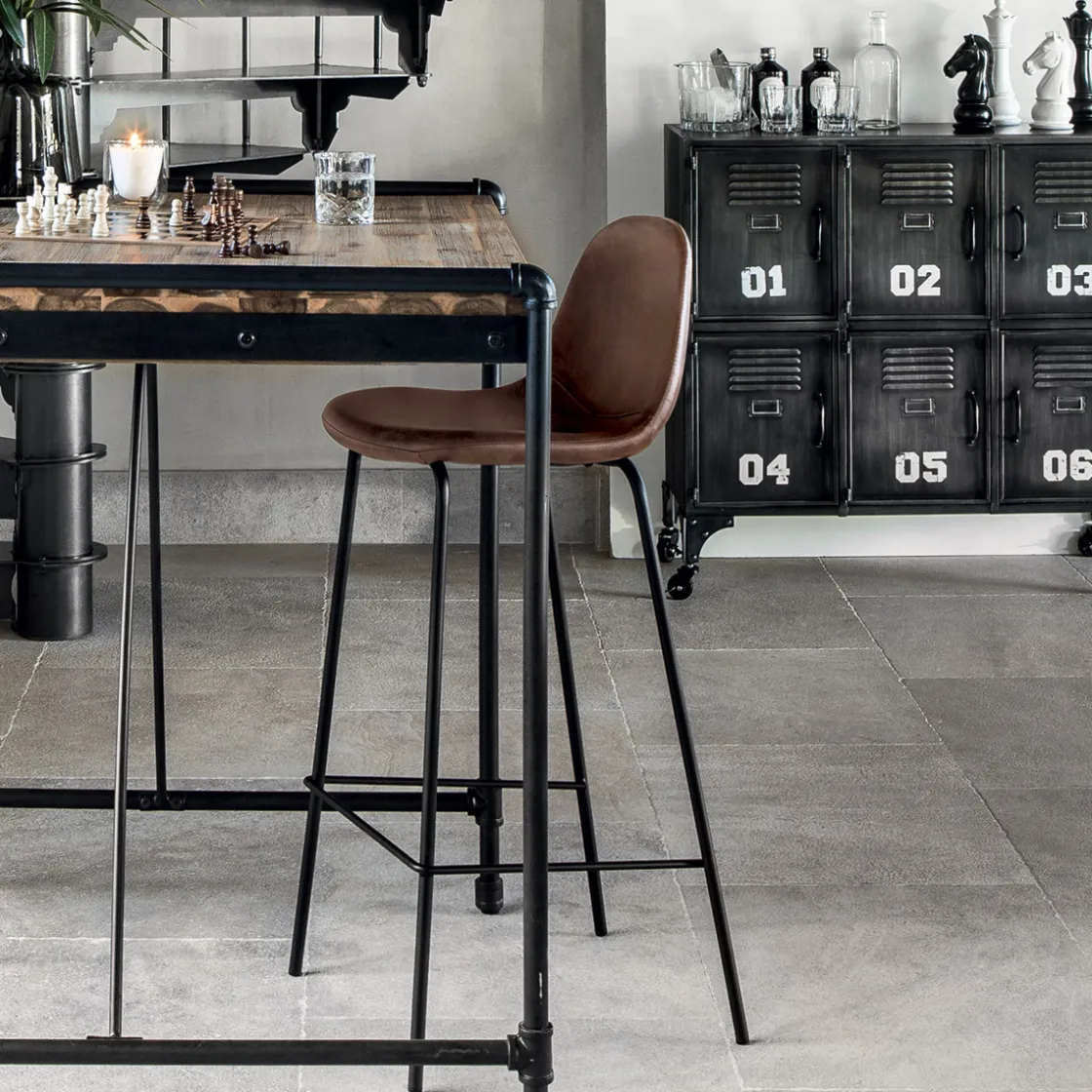 atmosphera Sillas, Sillones Y Bancos>Taburete De Bar Vladi Marrón 95Cm