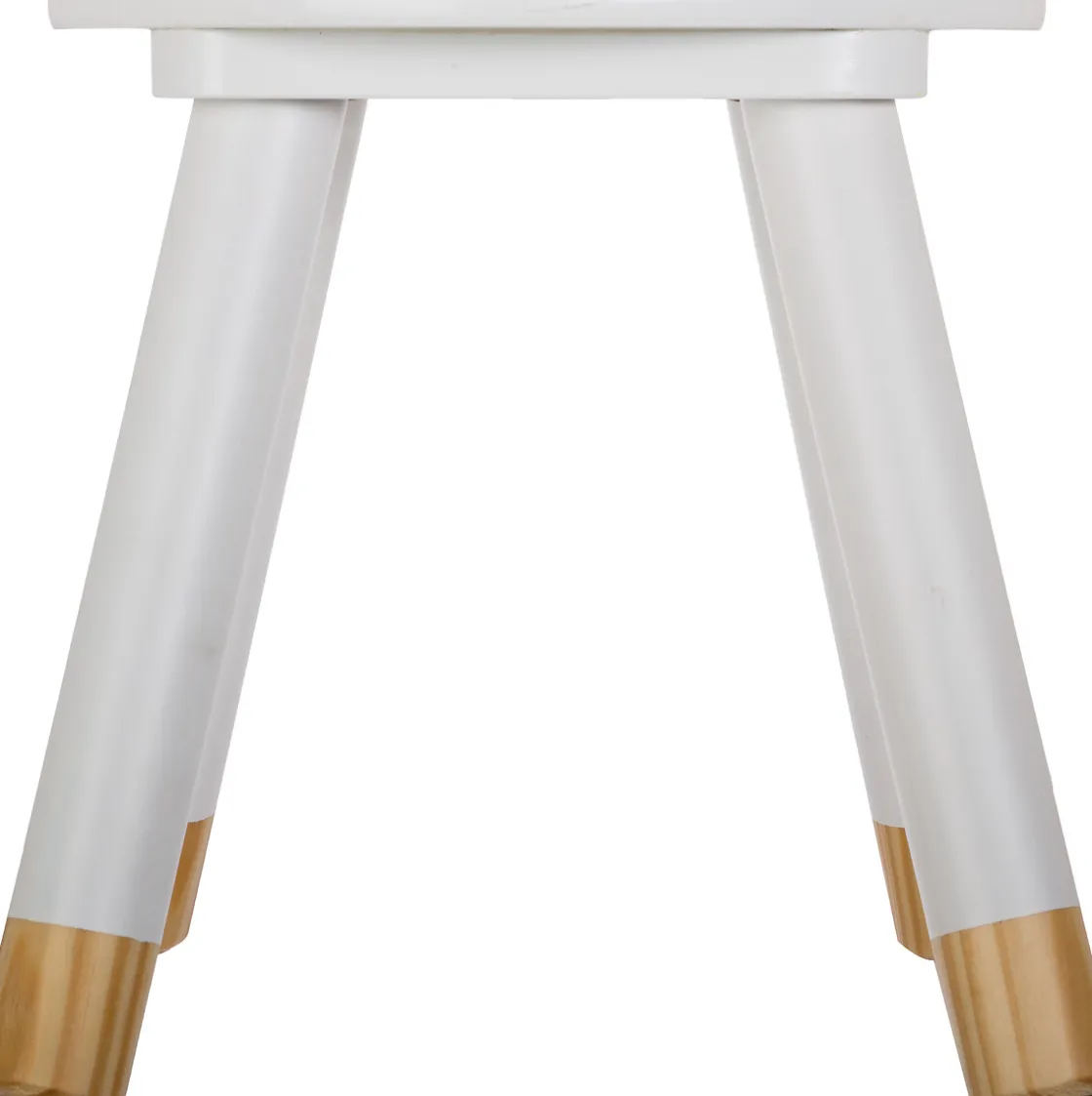 atmosphera4kids Montessori>Taburete Douceur Blanco Mdf 24x26.5x24Cm