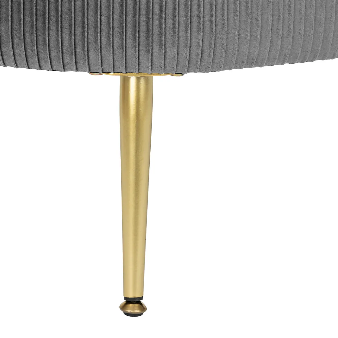 atmosphera Puff Y Banquitos|Estilo Contemporaneo>Taburete Gris Solaro Con Cofre De Almacenaje