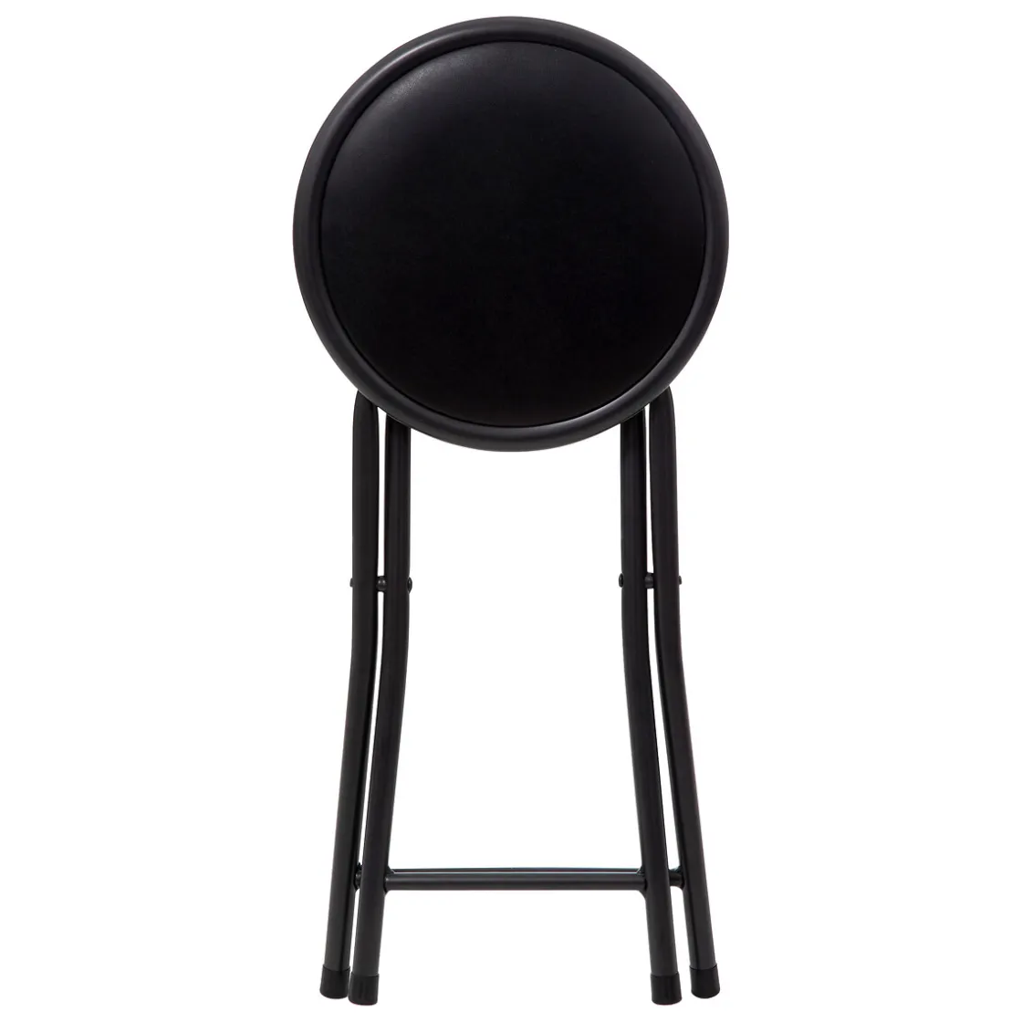 atmosphera Sillas, Sillones Y Bancos>Taburete plegable negro de metal