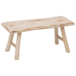 atmosphera Sillas, Sillones Y Bancos|Estilo Étnico>Taburete WOODY beige mdf