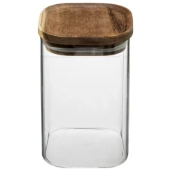 5five Cajas Y Frascos>Tarro De Vidrio C/Tapa Acacia 1L